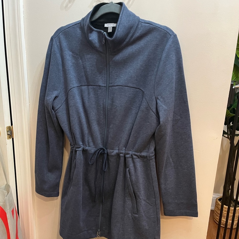T by Talbots tie waist jacket - medium